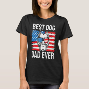 Camiseta Mejor Papá Perro Que Nunca Pit Bull Terrier Bander