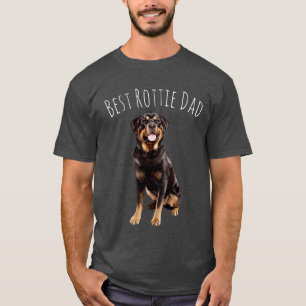 Camiseta Mejor Papá Perro Rottie Rottweiler