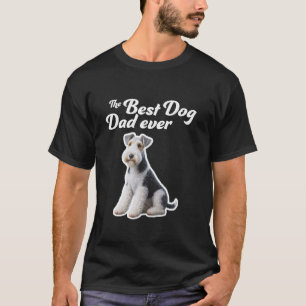 Camiseta Mejor Papá Perro - Wire Fox Terrier