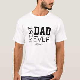 Camiseta Mejor Papá Personalizado