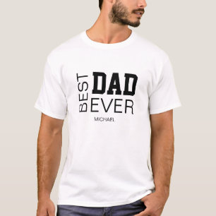 Camiseta Mejor Papá Personalizado