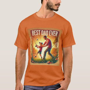 Camiseta Mejor Papa Pescando La Aventura De La Aventura
