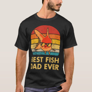 Camiseta Mejor Papá Pez de Todos Carpa Dorada Para Peces