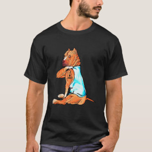Camiseta Mejor papá Pitbull de todos Lindo Pitbull Amo a p