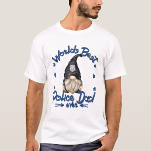 Camiseta Mejor Papá Policial Del Mundo Para La Policía Del 