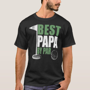 Camiseta Mejor Papa por el Día del Padre Par Abuelo de Golf