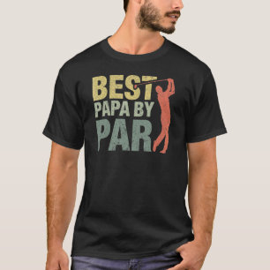 Camiseta Mejor Papa por el Día del Padre Par Abuelo de Golf
