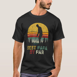 Camiseta Mejor Papa por el Día del Padre Par Regalo de Golf