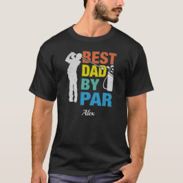 Camiseta Mejor papá por Par Custom Name Día del Padre