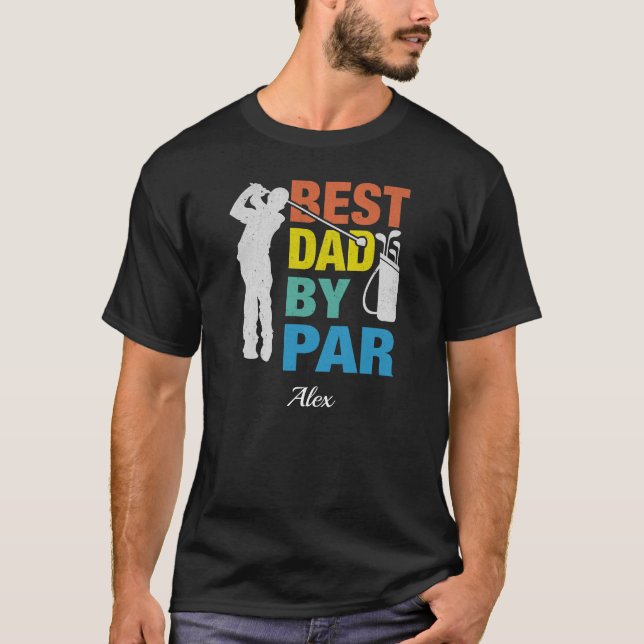 Camiseta Mejor papá por Par Custom Name Día del Padre (Anverso)