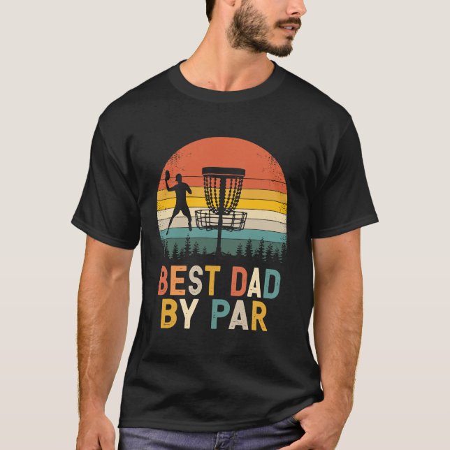 Camiseta Mejor Papá Por Par - Disc Golf Dad T-Shirt_1 (Anverso)