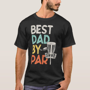 Camiseta Mejor Papá Por Par Disk Golf Vintage Padre D