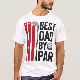 Camiseta Mejor Papá Por Par Golf Papá Diseño Vintage_1
