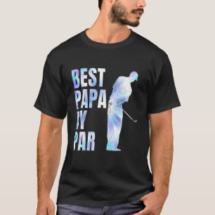 Camiseta Mejor Papa por Par Tie Dye Padre's Day Golf Grandp