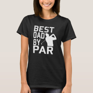 Camiseta Mejor Papá Por Par Vintage Pro Golfer Padre Día 1