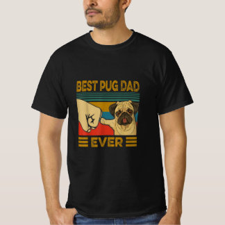 Camiseta Mejor Papa Pug