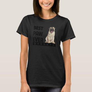 Camiseta Mejor papá pug de todas las patas Día del padre pe