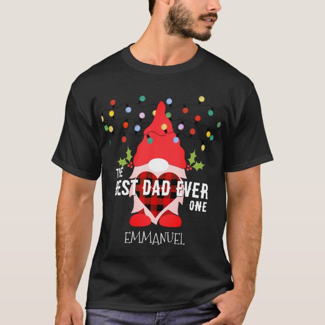 Camiseta MEJOR PAPÁ QUE LOS Navidades Gnome (Anverso)