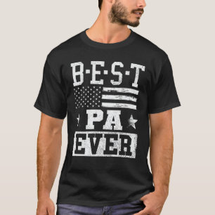 Camiseta Mejor Papá Que Nunca La Bandera De Estados Unidos 