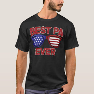 Camiseta Mejor Papá Que Nunca La Bandera De Estados Unidos 
