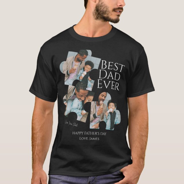 Camiseta Mejor Papá Que Nunca Rompe A Los Padres Día 3 Foto (Anverso)