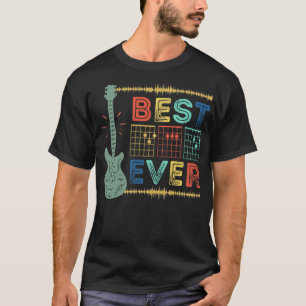 Camiseta Mejor Papá Que Siempre Cuerda Guitarra, Gracioso R