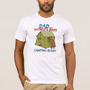 Camiseta Mejor Papá Siempre Al Aire Libre Naturaleza Campin