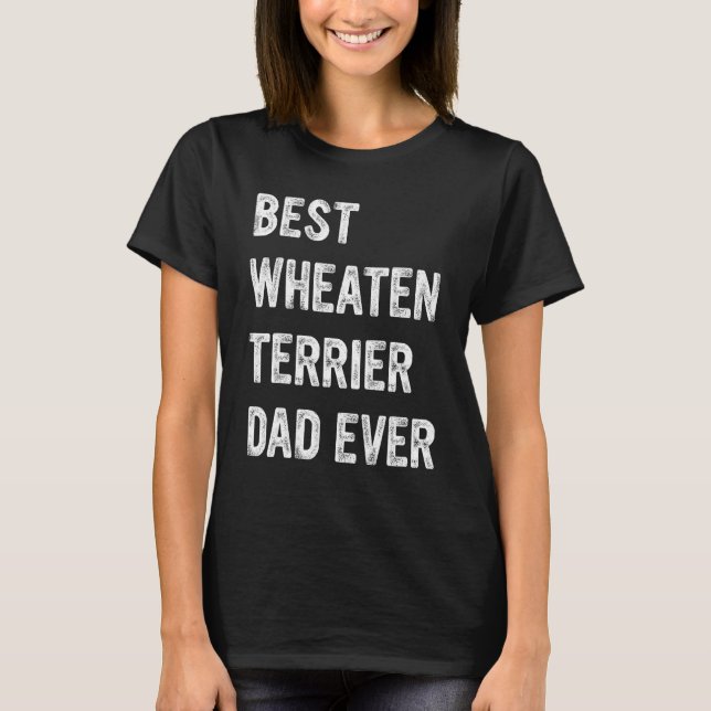 Camiseta Mejor Papá Terrier De La Rana, Llanto Cubierto Sua (Anverso)
