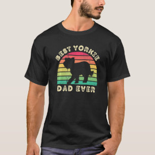 Camiseta Mejor Papa Terrier de Yorkshire para los hombres p