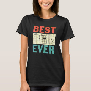 Camiseta Mejor Papa tocando guitarra de papá guitarrista go