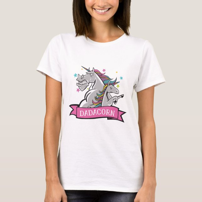 Camiseta mejor papá unicornio de todos (Anverso)