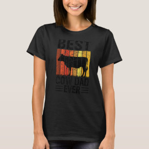 Camiseta Mejor Papá Vaca de Todos los Tiempos Granja de Vac