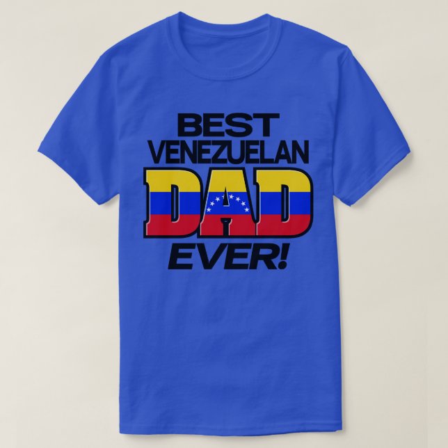 CAMISETA MEJOR PAPÁ VENEZOLANO (Diseño del anverso)