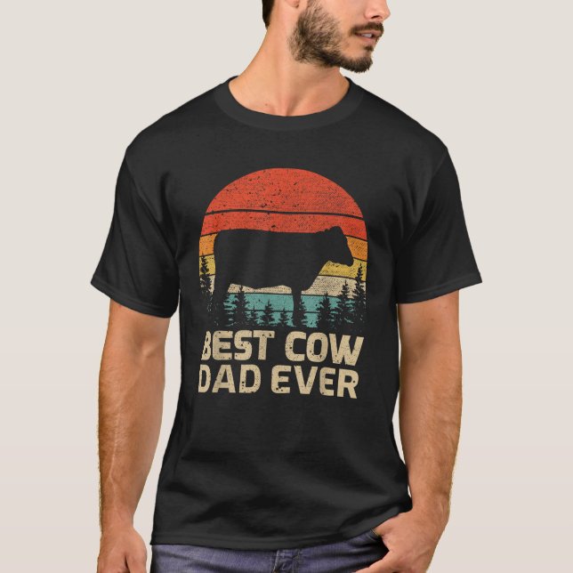 Camiseta Mejor Papá Vino Retro Día del Padre T Shi (Anverso)