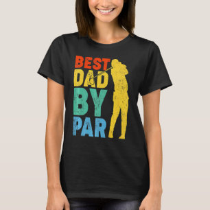 Camiseta Mejor Papá Vintage Por Par Golf Dad Golfer Padre
