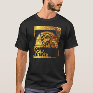 Camiseta Mejor papá Vizsla Papá Ever perro papá para hombre