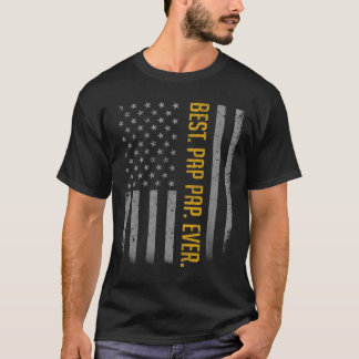 Camiseta Mejor Papanicolau De La Bandera Estadounidense