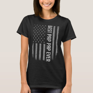 Camiseta Mejor Papanicolau De Pap De La Bandera Estadounide