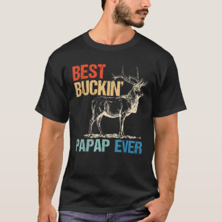 Camiseta Mejor Papap de Buckin que nunca cazó ciervos Bucki
