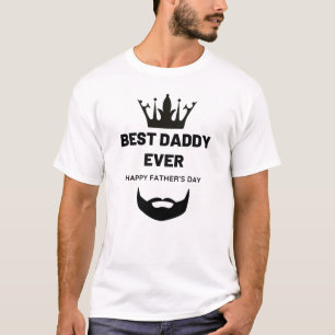 Camiseta Mejor Papel Día de los Padres Felices