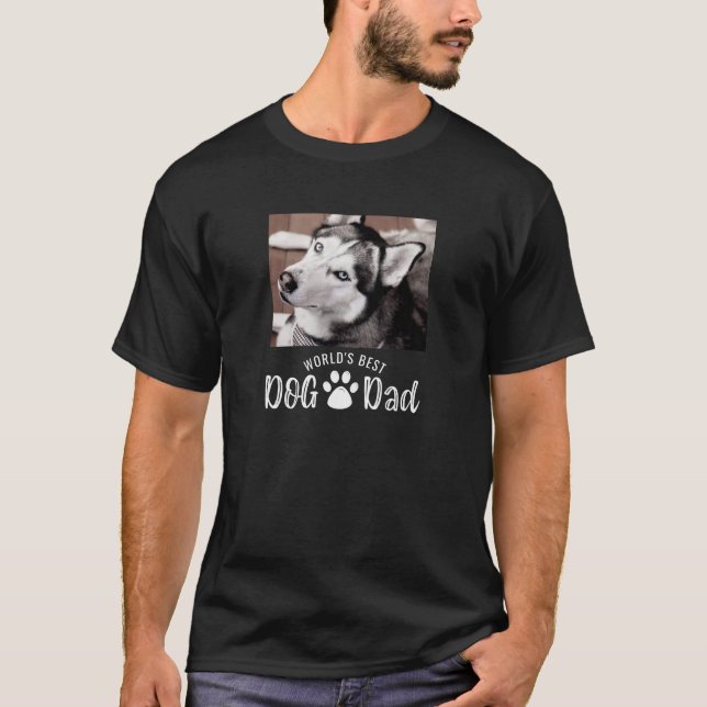 Camiseta Mejor Papel Fotográfico DAD DAD DEL MUNDO Imprimir (Anverso)