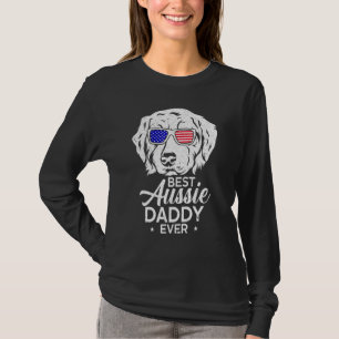 Camiseta Mejor Papi Australiano del Pastor Australiano