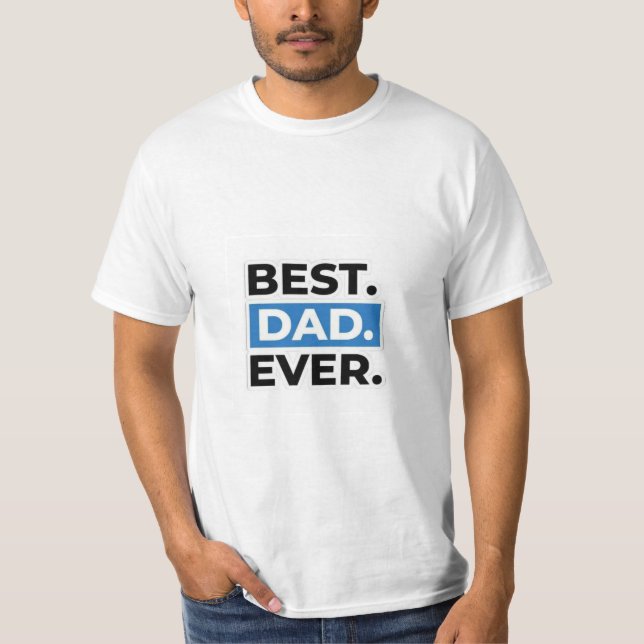 Camiseta Mejor papi de diseño (Anverso)