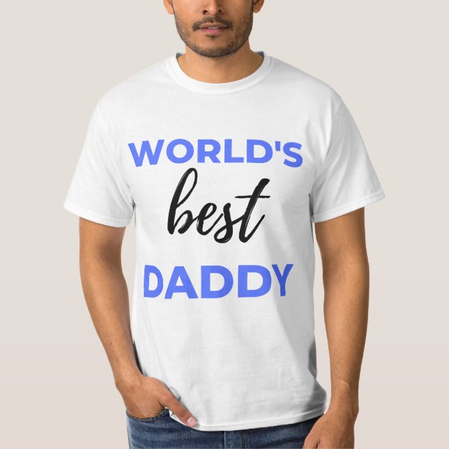 Camiseta Mejor papi del mundo (Anverso)