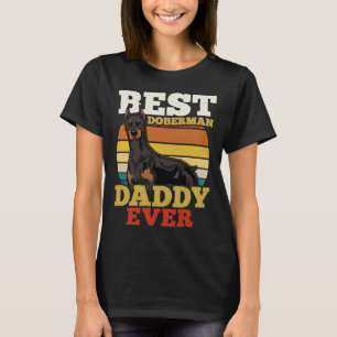 Camiseta Mejor Papi Doberman Papi Perro Papás Día de los Pa