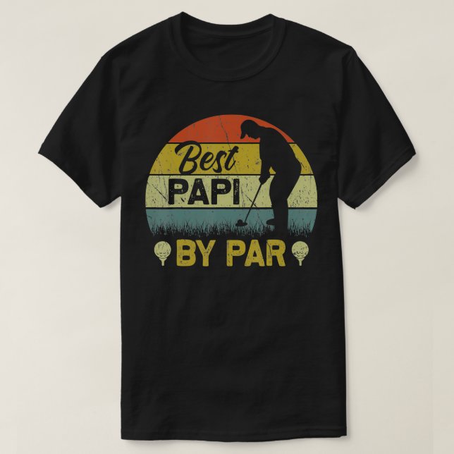 Camiseta Mejor Papi Para Los Hombres De Par Fathers Day Gol (Diseño del anverso)