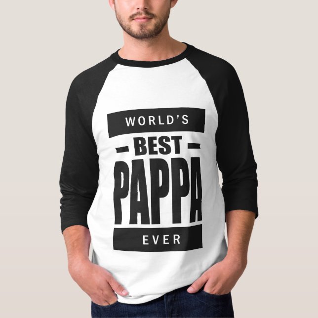 Camiseta Mejor Pappa de la historia (Anverso)
