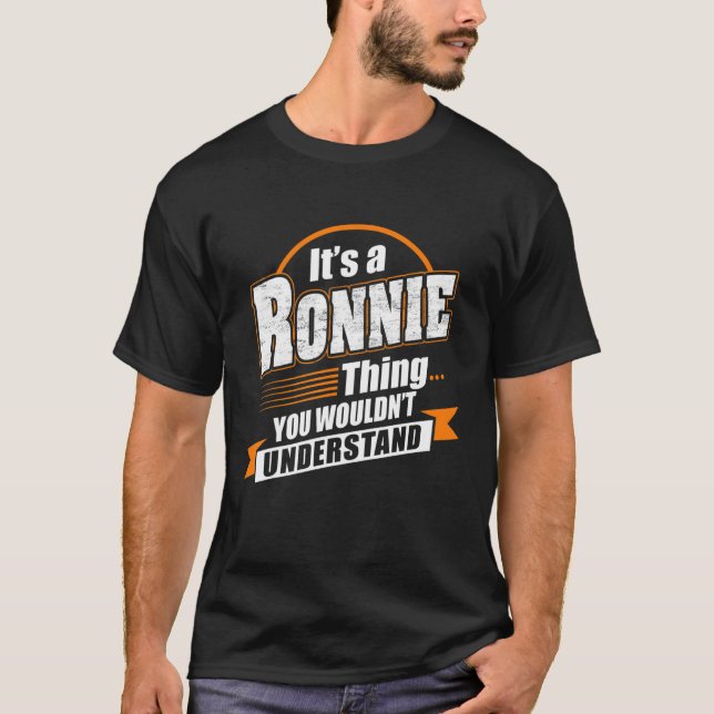 Camiseta Mejor para Ronnie Ronnie Named (Anverso)