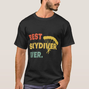 Camiseta Mejor Paracaidista Divertido Gif de Paracaidismo