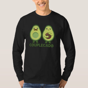 Camiseta Mejor pareja de aguacate mejor mitad embarazada